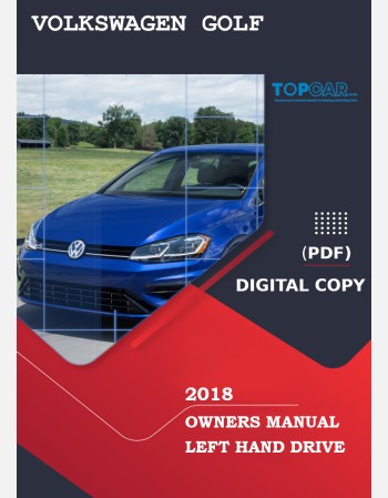 volkswagen golf 2018 owners manual